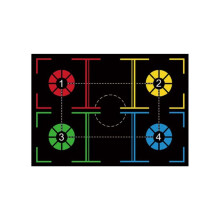 Basketball Footstep Mat Indoor Training Soundproof Mat For Skill Development Safe And Effective Size Color