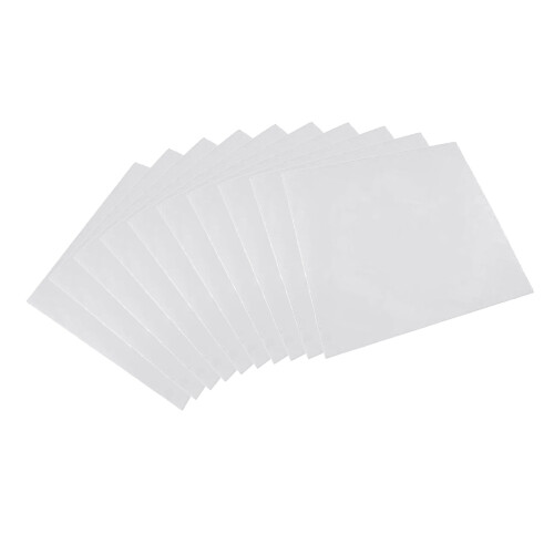 Couverture de disque LPs 12 pouces, 10-Carte blanche sans h