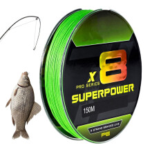 Fishing Line Ice Fishing Braid Line Fluorescent Green Low Memory 8Strand 164 Yards AbrasionResistant Superline