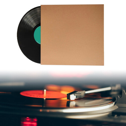 Couverture de disque LPs 12 pouces, 10-Carte blanche sans h 2