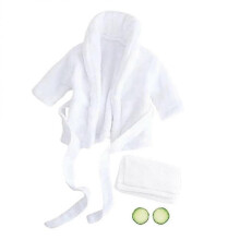 1 Set Infant Bathrobe Prop Baby Bath Towel Cucumber Prop
