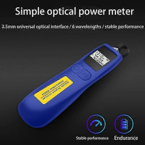 6 Wavelengths Mini Optical Power Meter Tester -70To10 Optical Fiber Testing Device 1