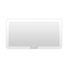 Car Vanity Mirror with Lights, Definition LED Sun Visor Makeup Mirror, Shatterproof White