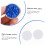 Luminous Car Dashboard Clock with Adhesive Mount, Small Digital Time Display, RustResistant 5