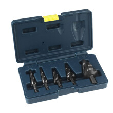 Step Bit Stepped Drill Bits IndustrialGrade HSS Helical Cutting Tools for Aluminum, Stainless Steel, PP, Wood Blue