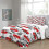 3D Pattern Printed Duvet Cover Set Soft Microfiber Double Bedding 4