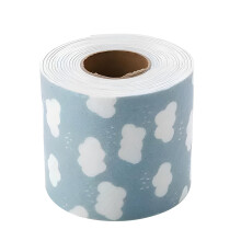Caulk Strip Tape Waterproof and OilProof Sealant with White Cloud Pattern for Kitchen Bathroom Sink Toilet