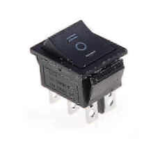 1pc Universal Rocker Switch DPDT On/Off/On 6 Pin 16A/250VAC 20A/125VAC