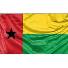 Guinea-Bissau Flag, Unique Design, 3x5 Ft / 90x150 cm, 4x6 Ft / 120x180 cm