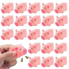20 Pieces Adorable Pink Pig Figurine Cake Toppers Perfect for Decoration Purposes