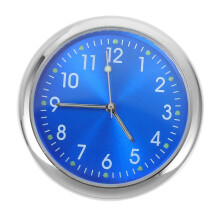 Luminous Car Dashboard Clock with Quartz Movement and Stable Adhesive Mount for Cars Trucks Boats