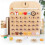 Εκπαιδευτικά ξύλινα παιχνίδια μάθησης Montessori, αέναο ημερολόγιο για την 4