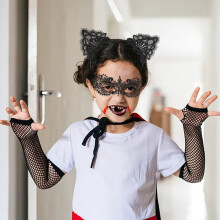 Poutavá čelenka s kočičími ušima, sexy krásná nádherná krajka, univerzální velikost, ideální pro cosplay, maškarní plesy, kostýmní