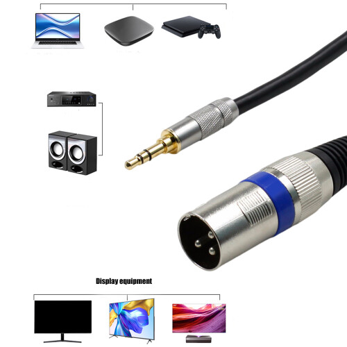 Professionele hulp-naar-kabel draagbare geluidsadapter voor-1m 1