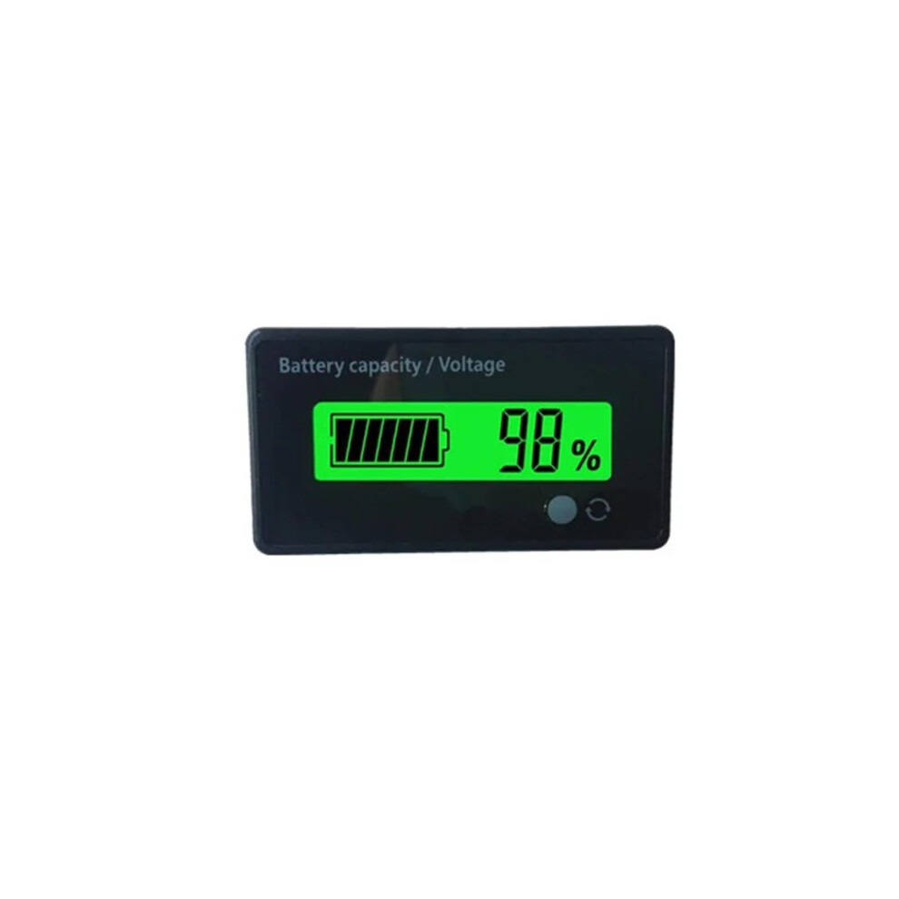 Battery Voltage Meter With Dual Display, 663V Lithium Battery Level Indicator Lcd Green 9001264010331