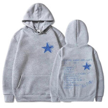 (3XL, Gray) Billie Hit Me Hard and Soft Hoodie Spring Autunm Casual