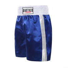 Unisex Boxing Shorts for MMA Muay Thai Training - Blue Fitness Trunks for Adults, Lightweight, Breathable Material