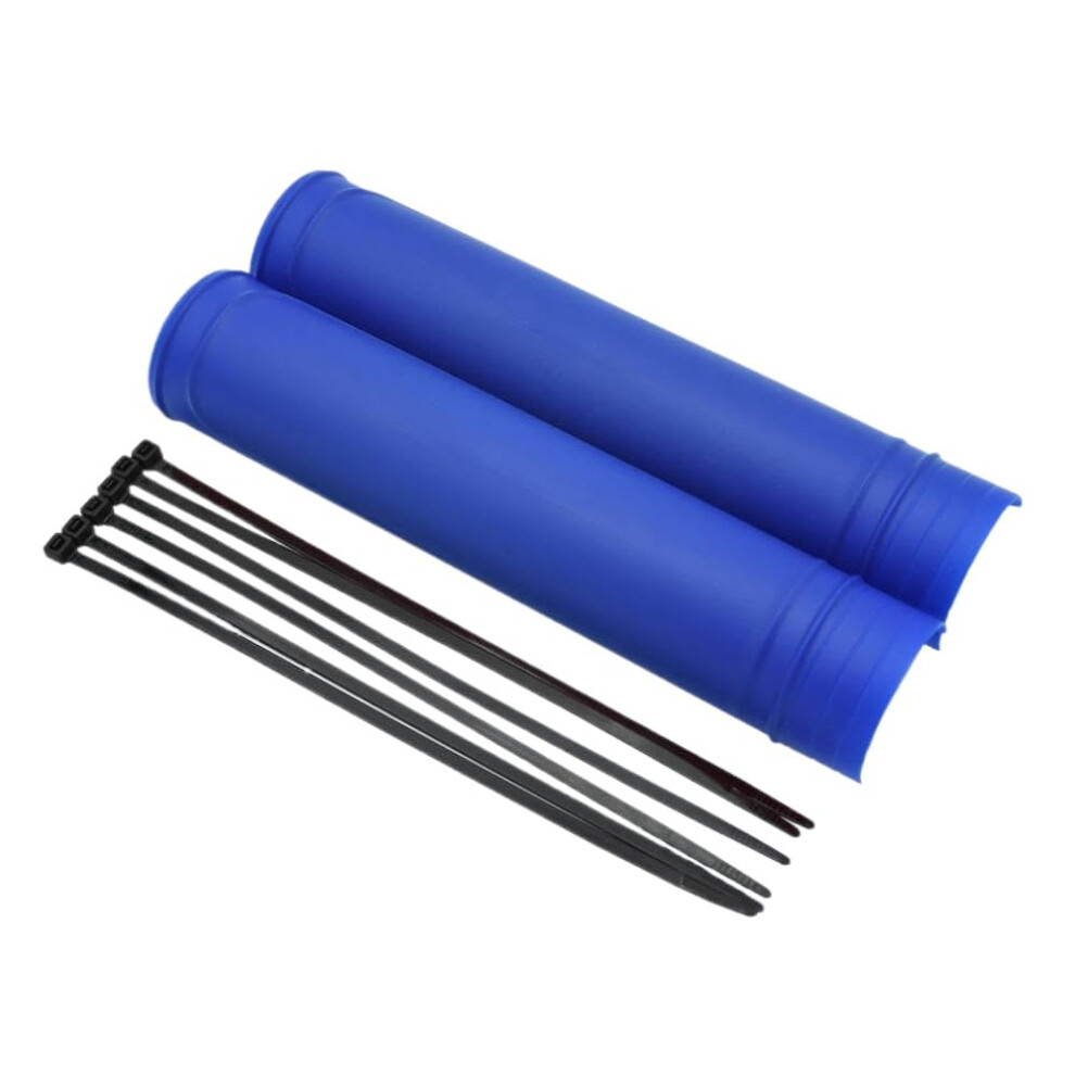 Dirt Bike Fork Protector Motorcycle Front Fork Guard For Honda Crf250x Crf450x Crf250r Crf450r Blue 9001264011284