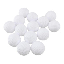 100pcs 41mm White Golf Balls - Realistic Feel and Limited Flight Training Balls for Indoor or Outdoor Use