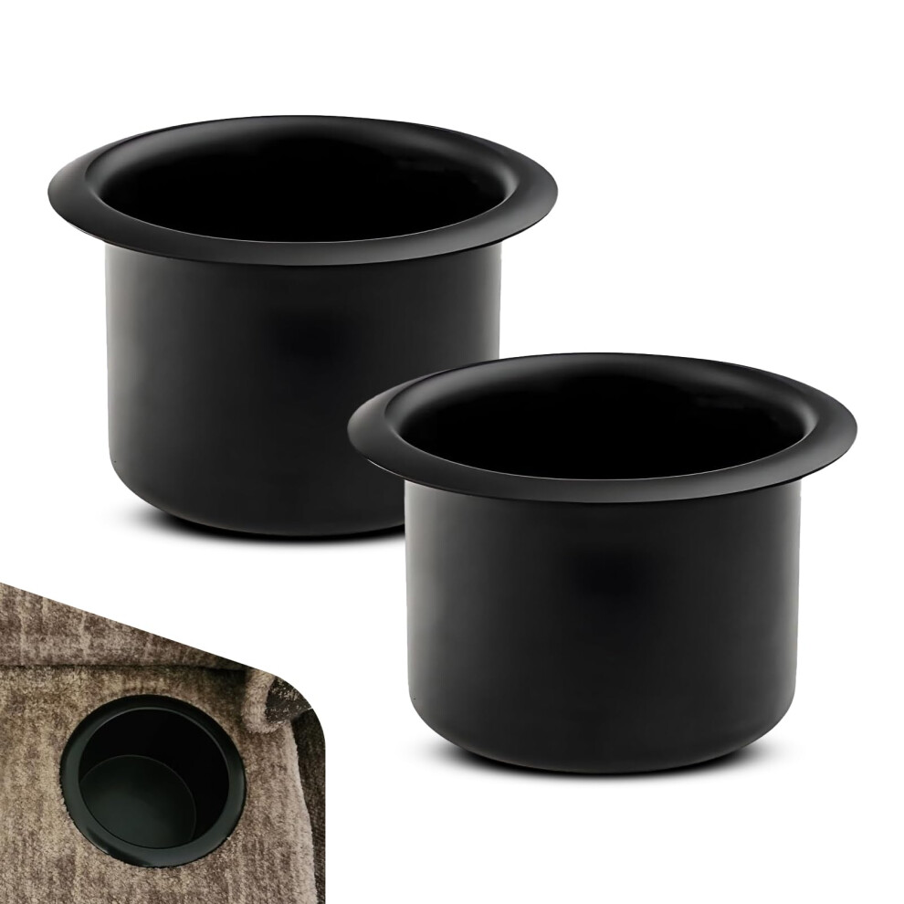 2Pcs Universal Metal Car Cup Holder Insert, Large Capacity Spillresistant Drink Holder For Rv Boat Car 9001264010577