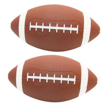 Rugby Ball Inflatable Training Ball 2Piece Set For Teenagers Portable Rugby For Skill Development
