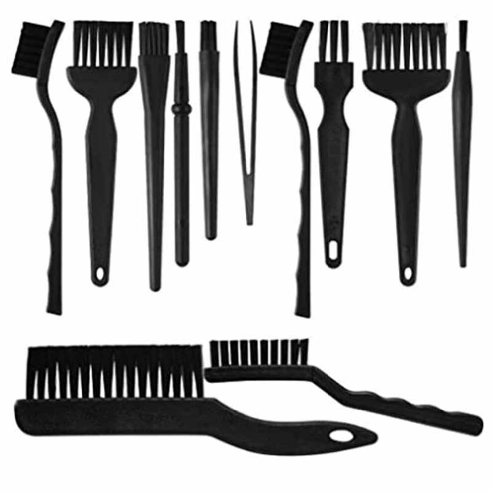 Synthetic Fiber Bristles Brush For Delicate Electronic Components Cleaning, Ground Conductive Esd Brush With Ergonomic Design For Static Electricity R 9416038594922
