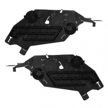 1 Pair of Headlight Brackets for a Left and Right Tight Fixation Replacement Suitable for a Vehicle Model Facelift from 2009 to 2013
