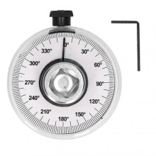Universal 360 Torque Angle Gauge 1/2in Drive Rotation Checker Measuring Tool for Vehicles