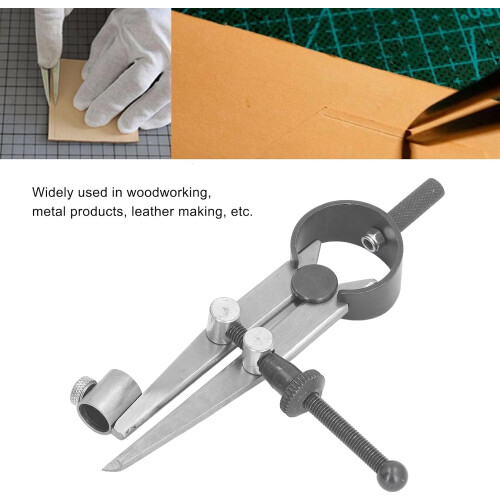 Carbon Steel Adjustable Wing Divider Drafting Compass For Woodworking With Pencil Holder 1