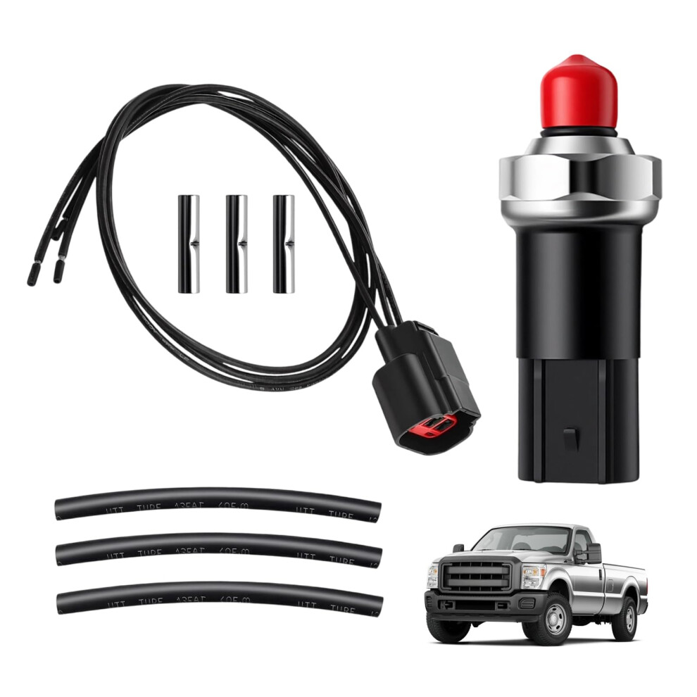 Fuel Pressure Sensor Bc3z9s599c Oem Replacement For 20122016 Ford Super Duty 6.7L Diesel F250 F350 F450 F550 9001264010911