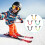 Ski Tip Connector Ski Training Aid, Portable Trainer Connector, Wedge Tip for Training Tools, Easy Install 2