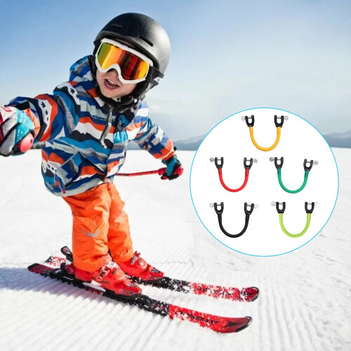 Ski Tip Connector Ski Training Aid, Portable Trainer Connector, Wedge Tip for Training Tools, Easy Install 1