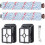 Replacement 2 Multi-Surface Roll Brush + 2 Filters Compatible with Certain Brand Crosswave Series 1