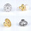 Jewelry Support Backs Nonslip Design Universal Fit Ear-White 7