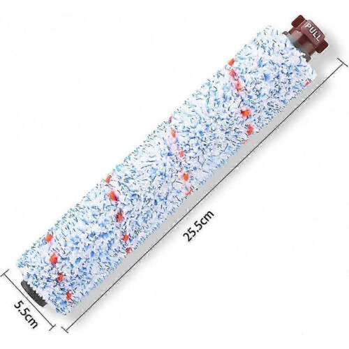 Replacement 2 Multi-Surface Roll Brush + 2 Filters Compatible with Certain Brand Crosswave Series 1