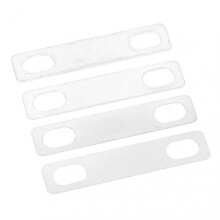 4Pcs Guitar Neck Shim Brass Material Heightening Gasket Set for Musical Instruments