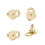 4PCS Secure Locking Earring Backs For Heavy Earrings-Gold 1
