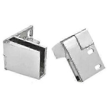 4 Pack Glass Door Hinges for Glass Cabinets and Display Cases