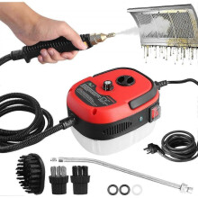 Handheld Steam Cleaner, 2500W with 3 Brush Heads, 6-Level Adjustable Heat Settings and 3BAR Steam Pressure, Compatible for Various Uses