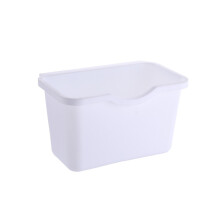 Poubelle pliable, compatible avec les sacs réutilisables, à suspendre dans un placard pour la cuisine et la salle de bain (fabriquée en