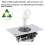 Firm Construction Durable Joystick For PC Xbox PS3, Switchable Ball Top DIY Controller Kit Compatible With Arcade Jamma Game Cabinet Use For Arcade Ma 8