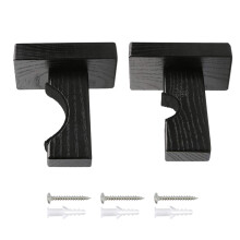 Baseball Bat Wall Mount 2Piece Horizontal Bat Rack Brackets With Felt Liner For Baseball And Softball Bats