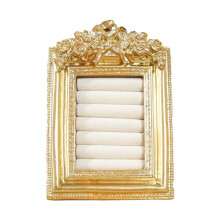 Modern Gold Tone Resin Jewelry Tray Multi-Rectangular golden t