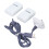 Charge While Playing Games with Wireless Controller Charger Cord for Xbox 360, Includes USB Charging Cable and Charging Base for Backup Battery Pack, 3
