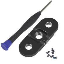 Metal Finger Tripod Mount Adapter with 1/4 Thread Hole Folding Base for Sports Cameras