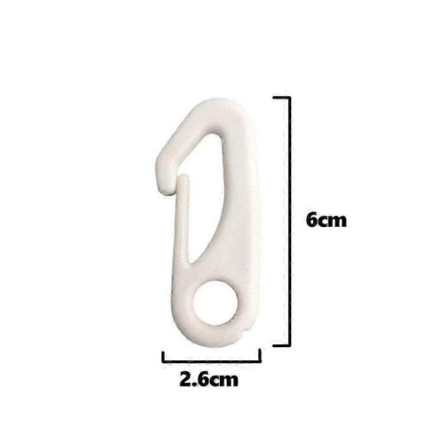 4 Pcs Nylon Flagpole Clip Hook - Attaches Flags to Flagpole 1