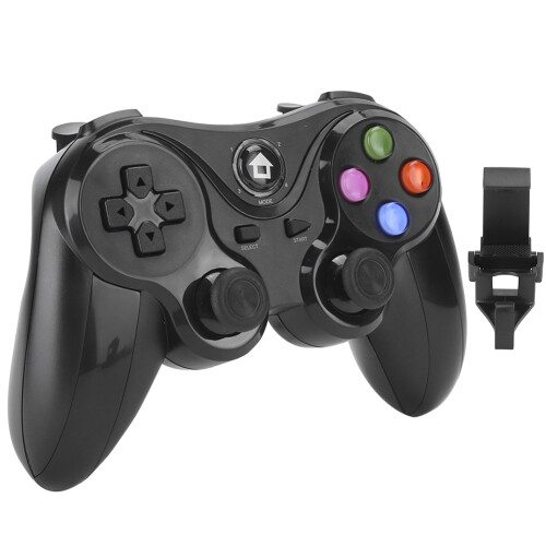 Ergonomics Design Wireless Gaming Controller Compatible With 2.4G Wireless Transmission For PC Windows XP 7 8 10 11 PS3 Steam Android Multi Mode Vibra 2