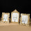 Modern Gold Tone Resin Jewelry Tray Multi-Rectangular golden t 7