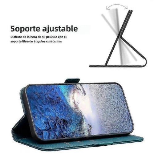 Leather Case Compatible with Certain Xiaomi Models Stylish Wallet Covers 2