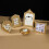 Modern Gold Tone Resin Jewelry Tray Multi-Rectangular golden t 6